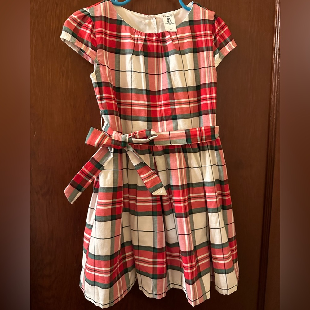 Beautiful green, red and white dress